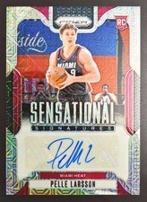 2024-25 Panini Prizm Pelle Larsson RC - Sensational Auto Mojo 3/25 SSP RARE AA61