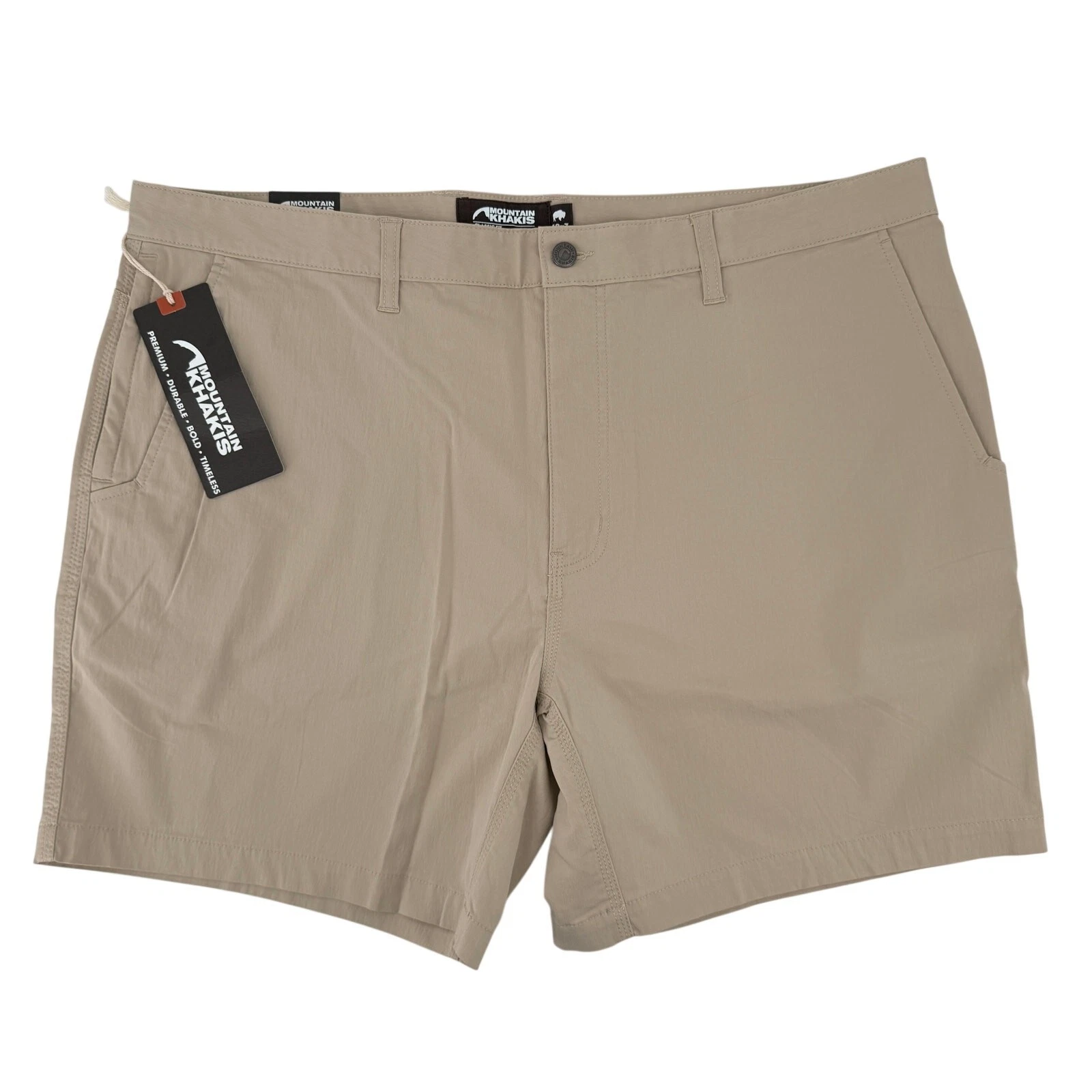 Mountain Khakis Rover Performance Shorts Mens Sz 42 Freestone Brown Gorpcore