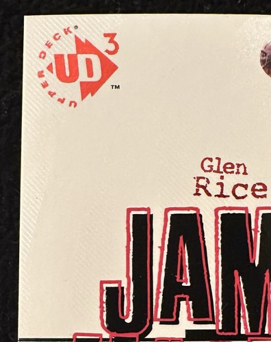 1997-98 Upper Deck UD3 Jam Masters #8 🏀 Glen Rice 🏀 Charlotte Hornets - Picture 2 of 6