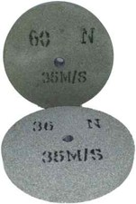 2x 8" Universal Grinding Wheels Bench Grinder 60 36 Grit 200mm x 25mm 16mm Bore