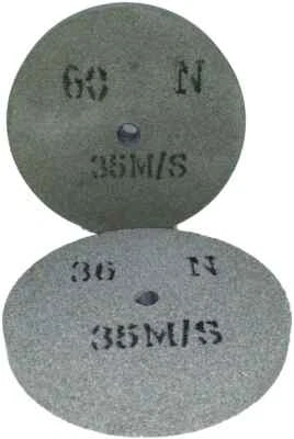 TITAN 8" Grinding Wheels For Bench Grinder 2 Piece 60 &36 Grit 200mm x 20mm 16mm Bore