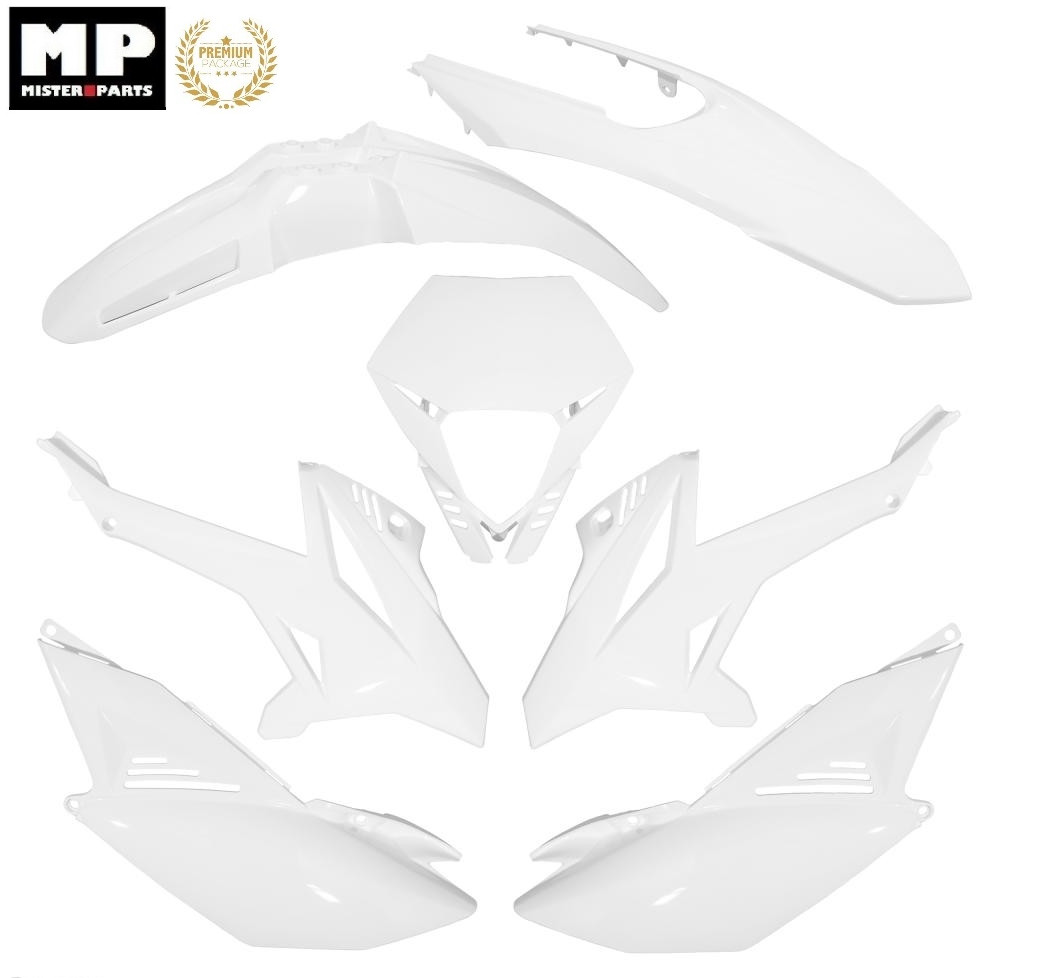 Kit carénage blanc 7 coques plastiques pour Beta 50 RR après 2012