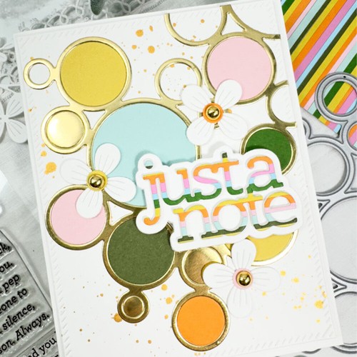 Parole di auguri fiori animali metallo taglio fustelle set timbri fai da te carta scrapbooking - Foto 12 di 30