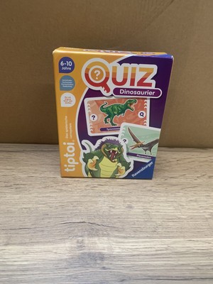 RAVENSBURGER Spiel tiptoi  Quiz Dinosaurier Kinderspiel, Made in Europe