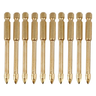 Speziell Glasbohrer Bits KITS Speerkopf-Sechskantschaft Fliesen-Marmor