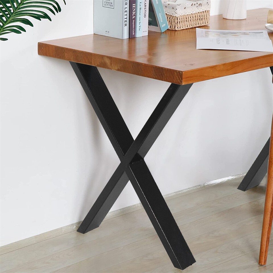 16"-30" DIY Table Desk Bench Legs Coffee Metal Solid Iron DIY Furniture ...