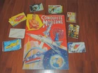 LASHNING ALBUM MODERN CONQUESTS, EMPTY + COMPLETE SET ATTACK FIGURINES, ANASTATIC