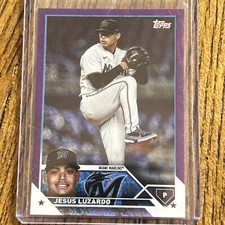 2023 Topps Series 2 -  Purple Foil #563 Jesus Luzardo /799