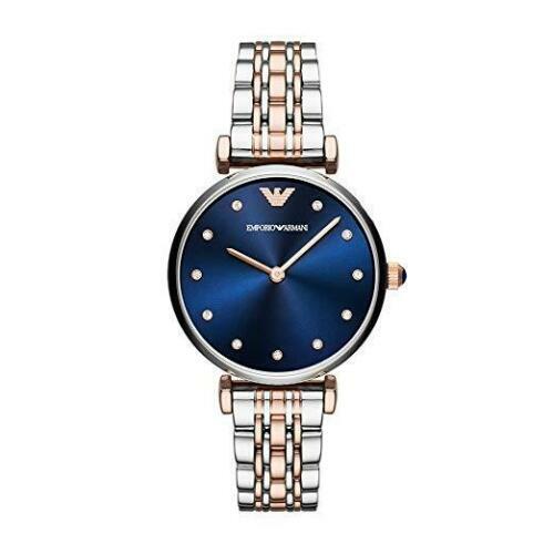 armani blue face watch