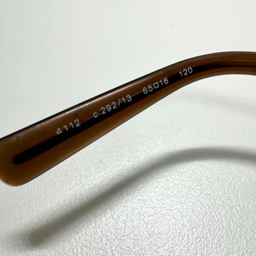 CHANEL Logo Coco Metal Rimless Gradient Lenses Sunglasses 4112 Gold Tone Purple - Picture 8 of 9