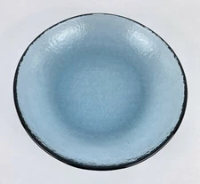 Fire & Light Recycled Glass 9" Pasta Bowl Larkspur #1