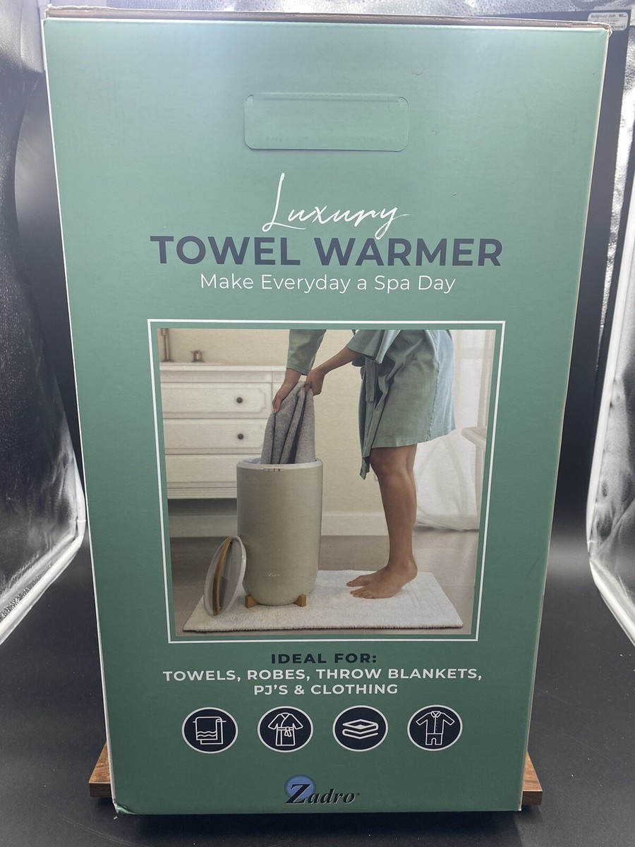 Zadro TWB2C TWB Towel Warmer Insulated Plastic Bucket Extra Large Bamboo  Gray 705004422925 | eBay