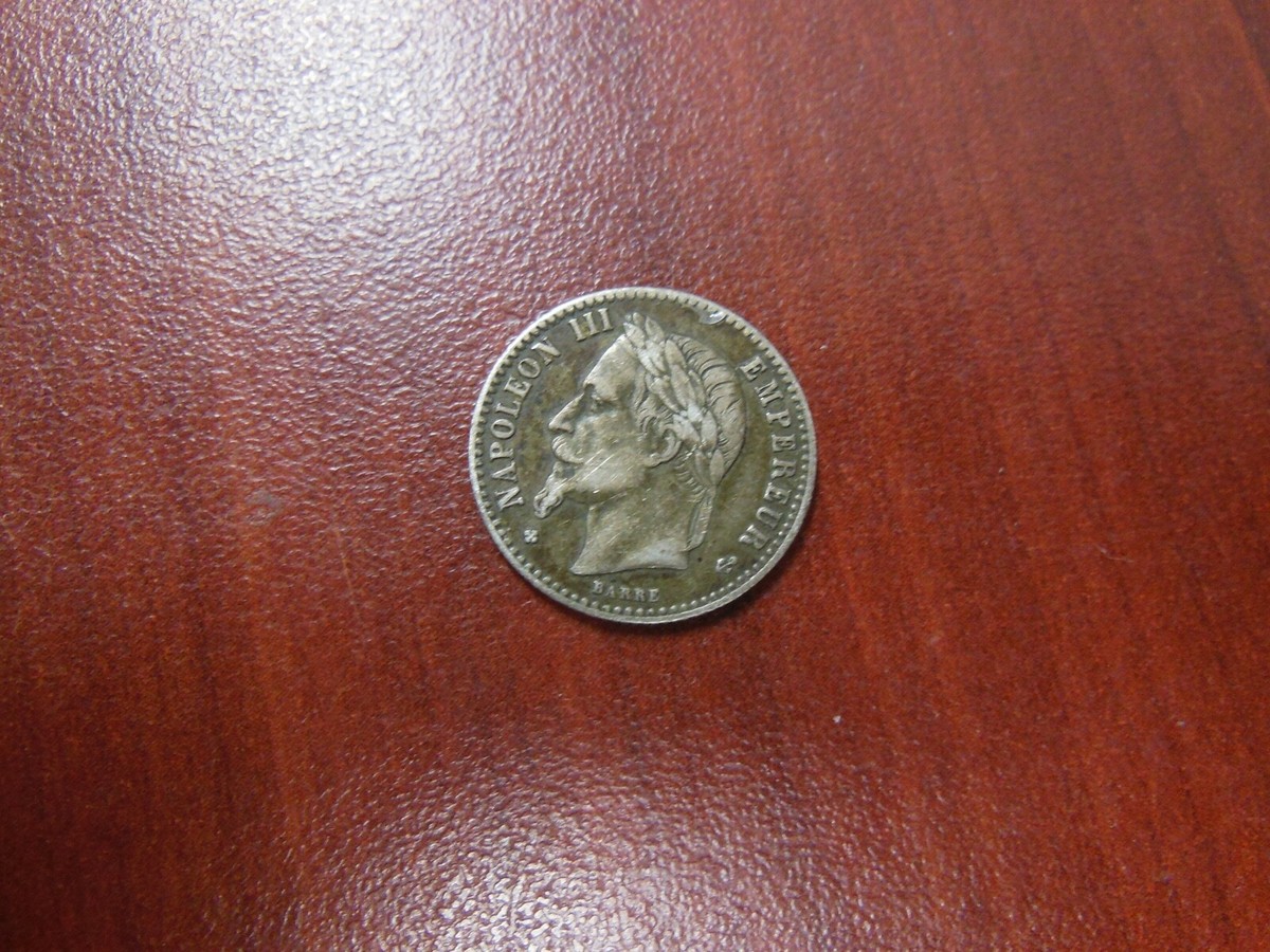 1866-BB French Fifty (50) Centimes 