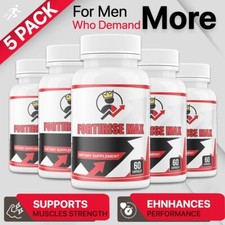  5 Pack Fortirise Max Capsules, All Natural for Max Strength 300 Capsules 