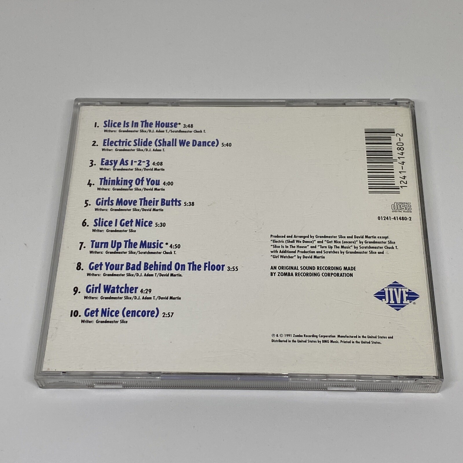 Electric Slide (Shall We Dance) by Grandmaster Slice (CD, 1991, Jive