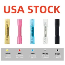 USA STOCK Heat Shrink Wire Butt Connectors Crimp Terminal Kit Waterproof