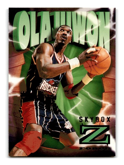 Hakeem Olajuwon 1996-97 SkyBox Z-Force #35 Houston Rockets NM-MINT