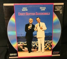 DIRTY ROTTEN SCOUNDRELS Laserdisc LD VERY GOOD CONDITION GREAT COMEDY MOVIE