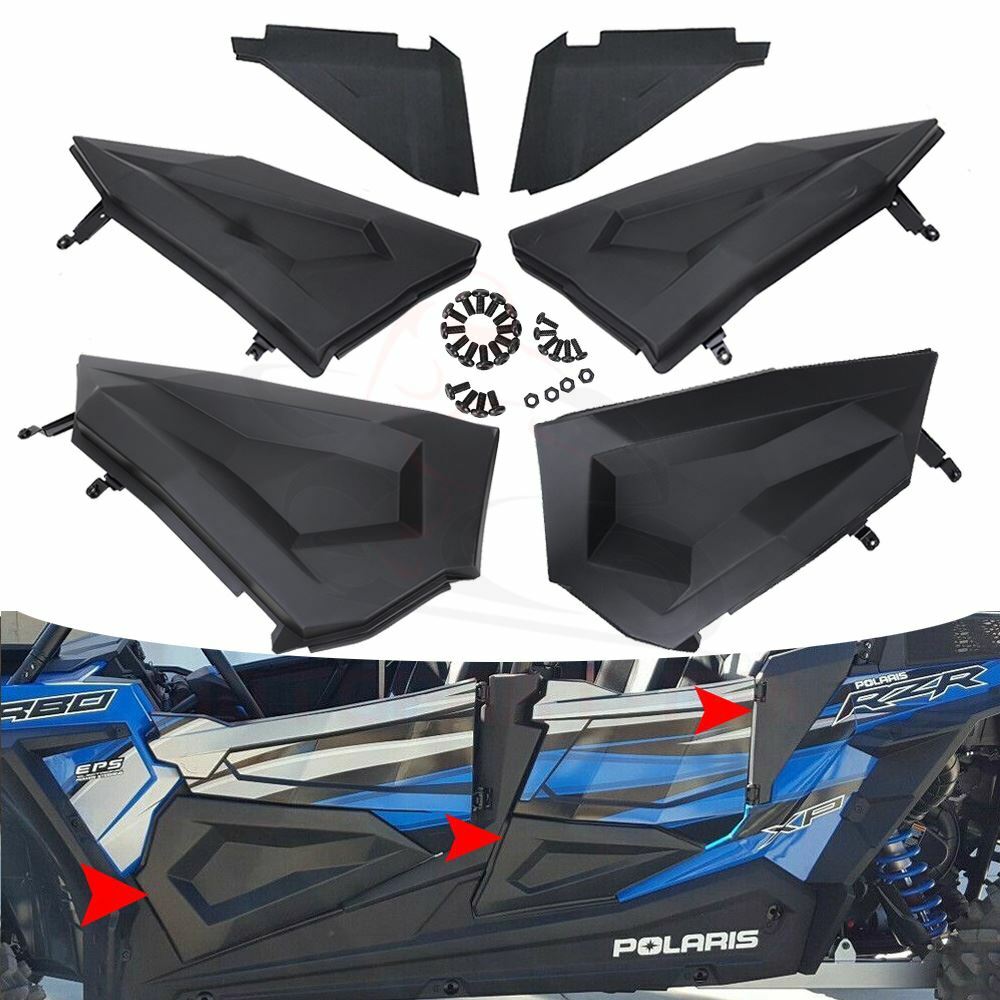 4 DOOR LOWER DOORS SEATER HALF INSERTS PANEL KIT FOR POLARIS RZR