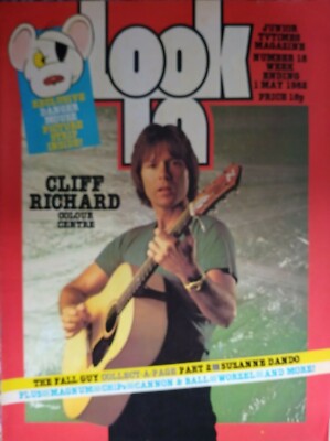 *WOW LOOK CLIFF RICHARD HEATHER THOMAS FALL GUY LOOK IN TV TIMES MAG 01 MAY 1982