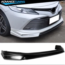 Fits 18-20 Toyota Camry LE IKON Style Front Bumper Lip Splitter PP Matte Black