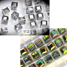 Pick Colors 5601 Swarovski Crystal 8mm Cube Square Beads Special Coating 6pcs
