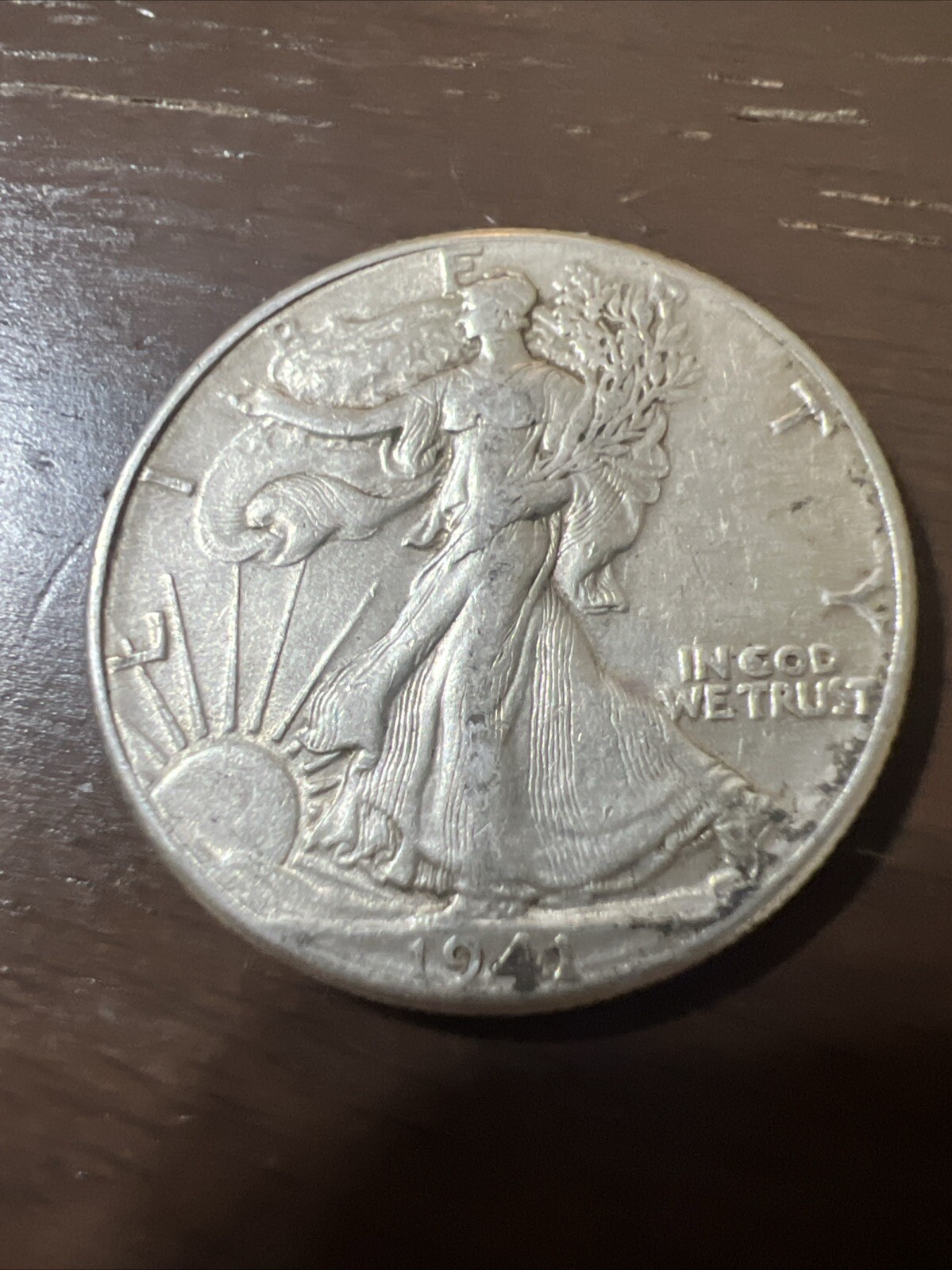 1941 50C Walking Liberty Half Dollar  Actual Coin Look At My Store Please