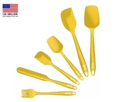 6 Pieces Silicone Spatula Set - Heat Resistant Food Grade