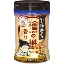 Japanese Onsen Bath Salt powder bottle Iiyu tabidachi nigoriyu HINOKO 600g