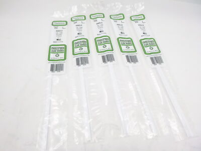 5Pks Evergreen Scale Models 294 Styrene Angle 1/8'' (.125) (3.2mm)x 14'' 3 Pieces