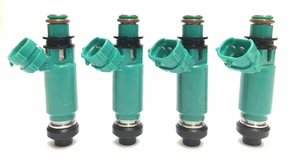 #195500-3290 Genuine Denso 4 Packs Fuel Injectors for 2001 Suzuki Esteem 1.6L I4 Foto 2 de 4