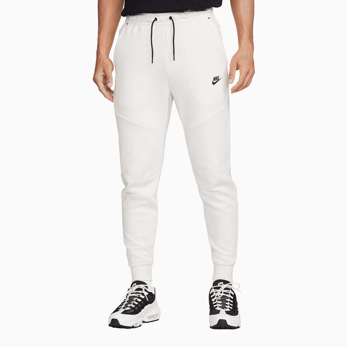 Nike Tech Fleece Pants Joggers Phantom White Black CU4495-030 4XL XXXXL  Men's