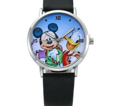 Mickey Mouse  Quartz Watch featuring Mickey and Donald Duck New 