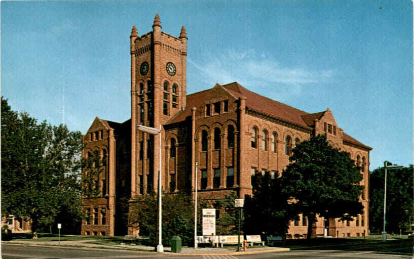 CHAMPAIGN COUNTY COURT HOUSE, Urbana, Illinois, D. G. MacLean, Postcard