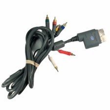 Official OEM Microsoft Xbox 360 AV Composite Audio/Video Cable RCA Original