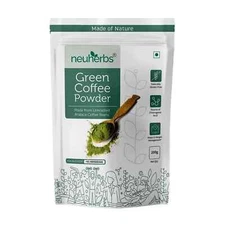 Neuherbs Unroasted Arabica Green Coffee Beans Powder 200G free shipping w.w