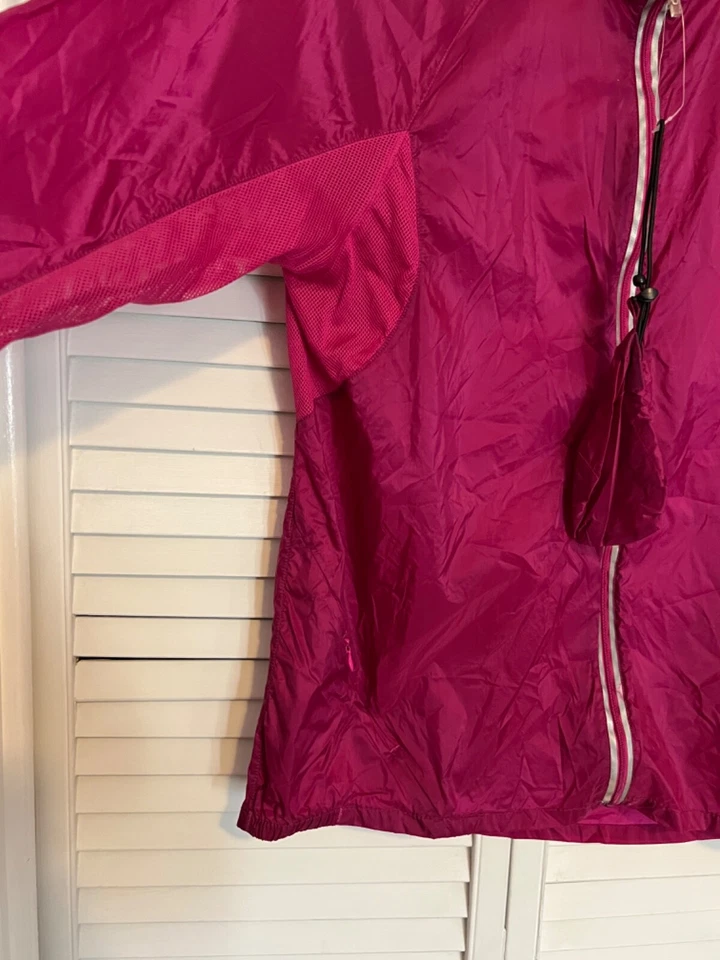 Jaqueta JOCKEY Meninas Tamanho XL Grande Rosa EMBALÁVEL Leve Caminhada Acampamento Chuva - Imagem 2 de 4