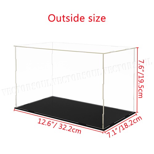 Large Acrylic Display Case Dustproof Box Action Figures for Collectibles Diecast - Picture 16 of 26