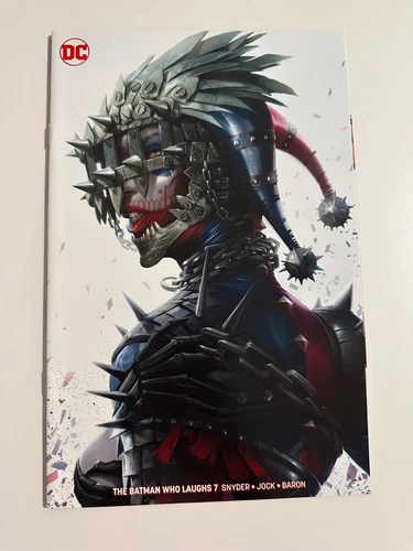 BATMAN WHO LAUGHS #7 (OF 7) Francesco Mattina Virgin Variant Dark Nights Metal (
