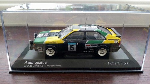 Minichamps 1/43 Audi Quattro Tour De Corse1981,Mouton/Pons - Picture 4 of 5