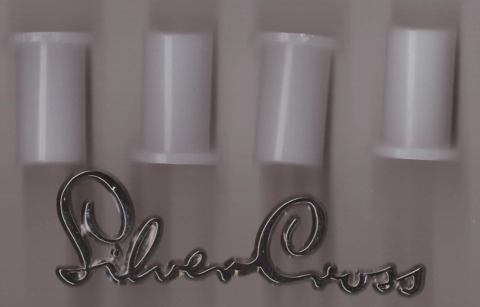 4x Silver Cross Balmoral Marlborough Coach Built Pram Body Rod Plastic Spacers