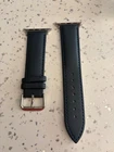 Compatible For Apple Watch Genuine Leather Strap Her Mes Navy 42-49mm