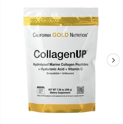 Collagen Hydrolysierte Meereskollagenpeptide mit Hyaluronsäure & Vitamin C 206 g