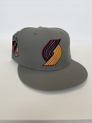#ad Men#x27;s Portland Trail Blazers New Era Gray Color Pack 59FIFTY Fitted Hat 8 $21.25