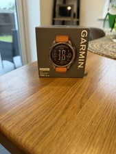 Garmin fenix 8 – 47 mm, AMOLED Sapphire, Titanium with orange band RRP £750!!