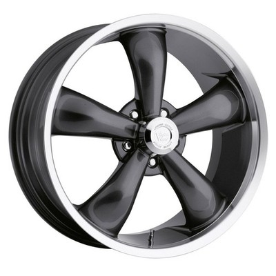 18'' Vision 142 Legend 5 Gunmetal Machined Lip 18x8.5 Wheel 5x4.75 (5x120.65) 10m