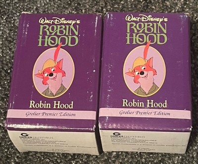 Seltene Disney Robin Hood - Grolier Premier Edition Figur Porcerlain mit Box