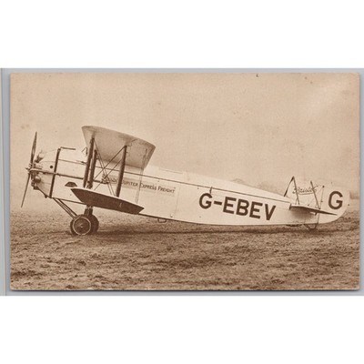Luftfahrt Bristol Spedition 400 PS Jupiter Motor Doppeldecker Postkarte