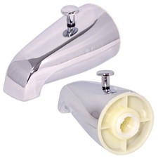 Tub Spout with Push and Pull Diverter, 3/4 inch to 1/2 inch IPS Face Bushing,...