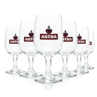 6X Astra Bier Glas Pokal 0,2L Ritzenhoff Tulpe GläSer Kiez Brauerei St Pauli Bar